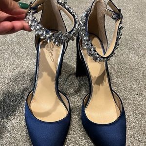 Badge Mischka wedding shoes